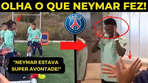 Olha O Que Neymar E Vini Jr Aprontaram Na Apresenta O E Treino Da