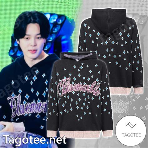 Jimin Bts Bluemarble Hoodie Tagotee