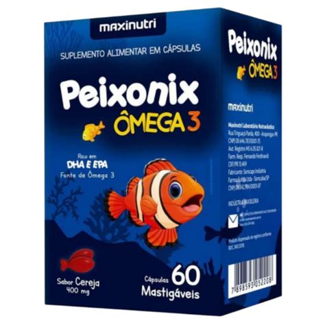 Peixonic Omega 3 Maxinutri x 1 Caja con 60 Masticable Compre en línea