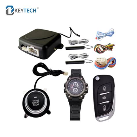 Okeytech 433mhz 12v Watch Control Car Alarm System Smart Car Key