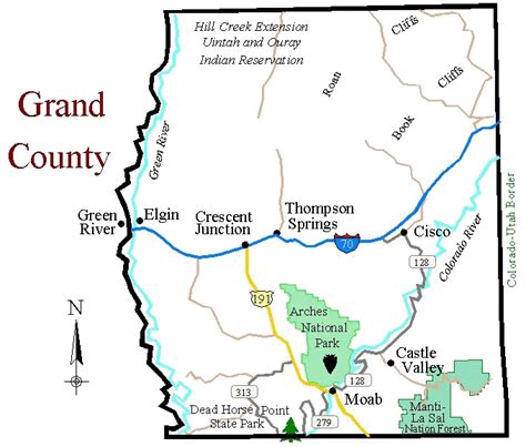 Grand County Map