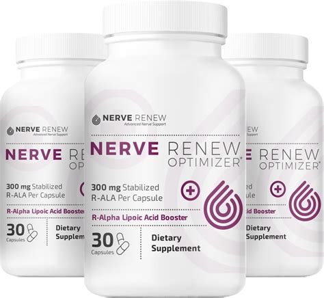 Nerve Renew Optimizer 3 Pack 90 Capsules 300 Mg