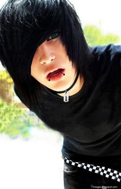 Emo Boy Hairstyle Cute Adorable Scene