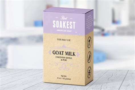 Unscented Goat Milk Bar Soap Soakest Real American Soap