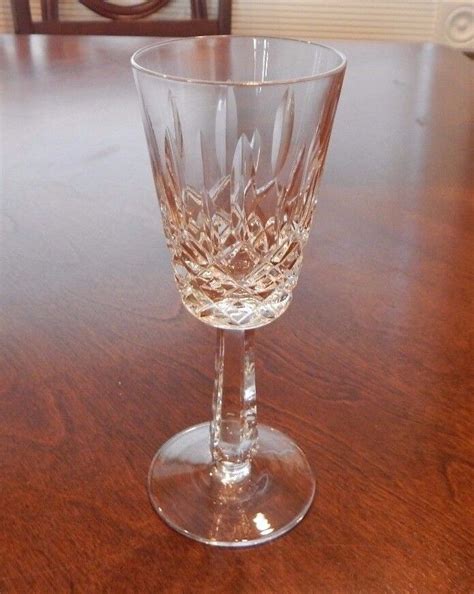 Galway Crystal Clifden Pattern Plain Base White Wine Glass S 6 38 Tall Ebay