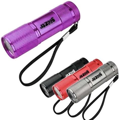 Super Bright 9 Led Mini Torch Flashlight Light Purple Uk