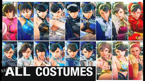 Sfv Chun Li Outfits