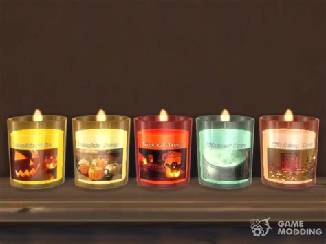 WaxSim Candles - Halloween Set for Sims 4