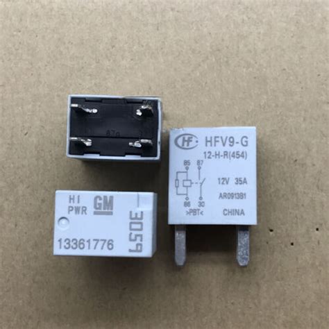 Pc Hongfa Hfv G H R Automotive Relay Pins A Vdc Ebay