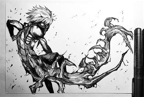 Tokyo Ghoul Kaneki Ken Centipede Kakuja By Janiceeart On Deviantart