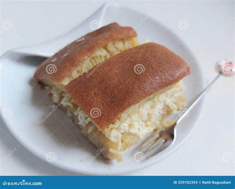 Martabak bangka stock image. Image of buttercream, fruit - 259702393