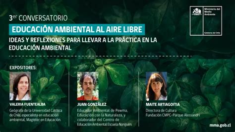 Tercer conversatorio de Educación ambiental al aire libre YouTube