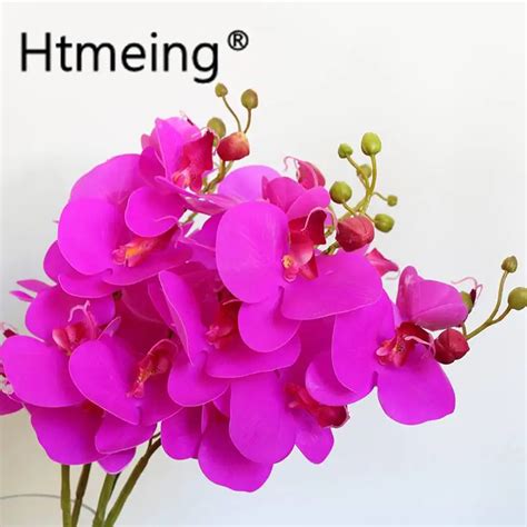 Buy Artificial Orchids Flowers Real Touch Latex