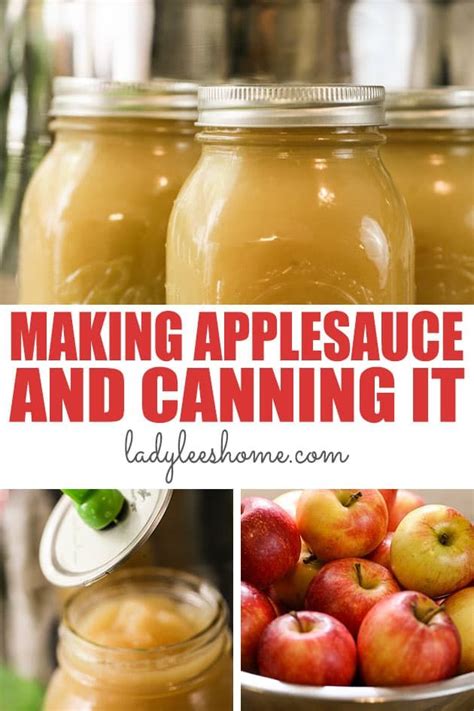 How To Make Applesauce And Can It Recipe Canning Recipes Applesauce Recipes Canning Canned