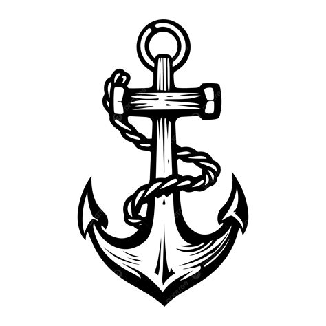 Seafarer S Delight Elegant Anchor Design Vector Anchor Nautical Maritime Png And Vector With