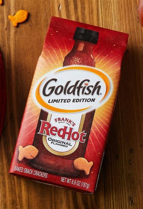 Goldfish Franks Redhot Partner For Limited Edition Hot Sauce Flavored