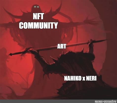 Сomics meme NFT COMMUNITY ART NAHIKO x NERI Comics Meme arsenal