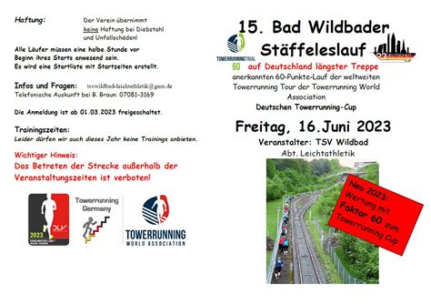 St Ffeleslauf Tsv Wildbad E V