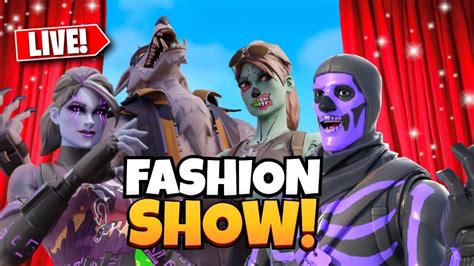 Live Fortnite Fashion Shows Fortnitemares Giveaway Youtube