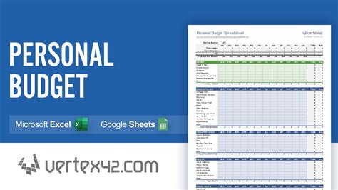 16 Personal Finance Excel Spreadsheet Templates For Managing Money Worksheets Library