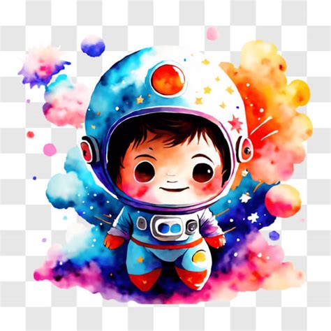 T L Charger Explorer L Univers Avec Un Astronaute De Dessin Anim Png