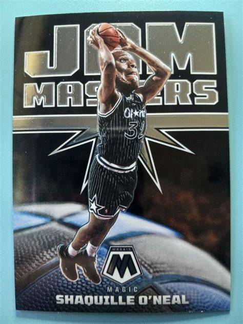 2021 22 Mosaic Shaquille O Neal 13 Jam Masters Insert Orlando Magic