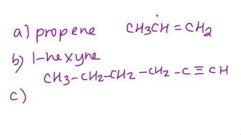 SOLVED Draw The Condensed Structural Formula For Each Of The Following