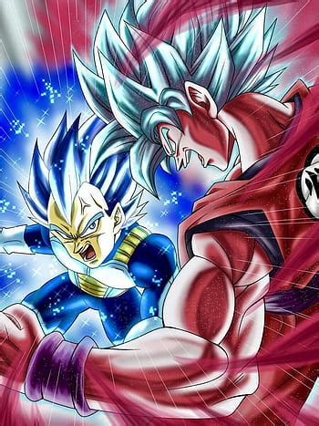 Goku Kaioken X Vs Vegeta Goku Lleno De Rabia Le Pega Un Pu Etazo En