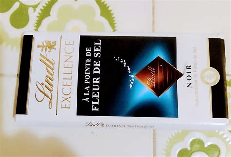 Tablette De Chocolat Noir Fleur De Sel EXCELLENCE LINDT La Tablette De