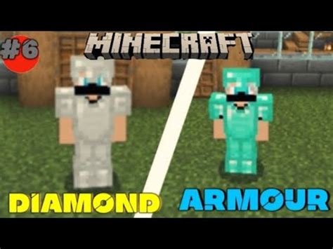 I Made Myself A Diamond Armour And Enchantment Table In Minecraft Pe Ep