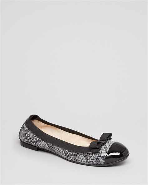 Salvatore Ferragamo Cap Toe Ballet Flats My Paris Bloomingdales