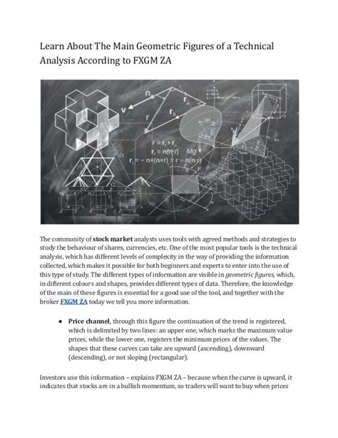 Geometric Figures Of A Technical Analysis Pdf