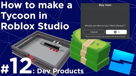 How To Make A Tycoon In Roblox Studio 12 Dev Products Youtube