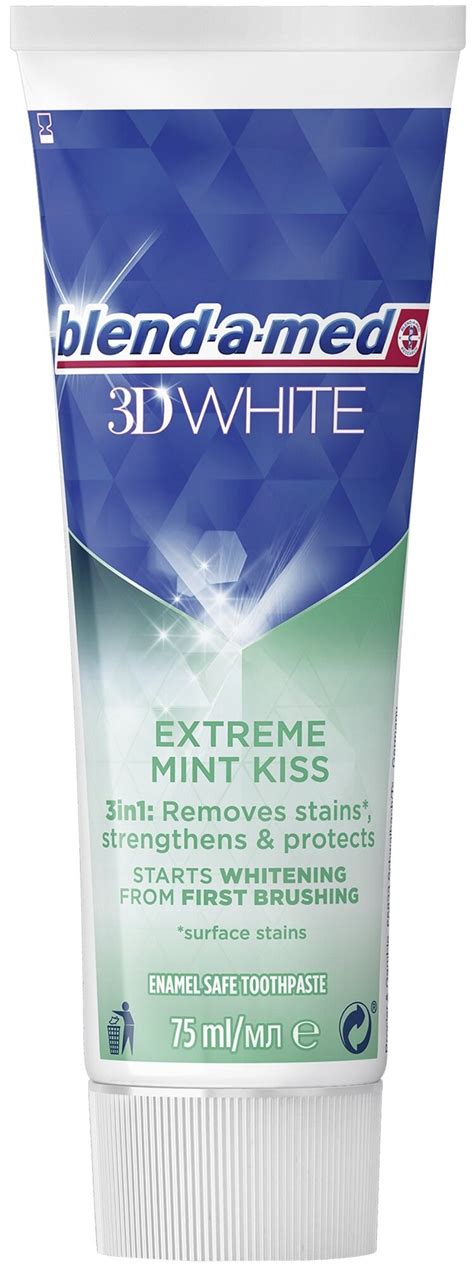 Blend A Med 3d White Extreme Mint Kiss 75 Ml Pasta Do Zębów Niskie Ceny I Opinie W Media Expert