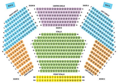 Wyvern Theatre Swindon Seating Plan View The Seating Chart For The