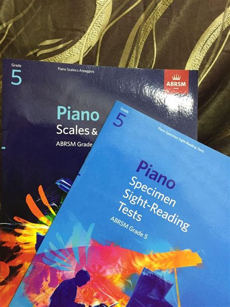 Abrsm Grade Piano Scales Arpeggios And Specimen Sight Reading Tests