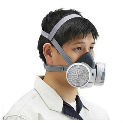 Shigematsu Gm28s Reusable Half Face Gas Respirator Dual Cartridge