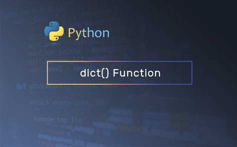 Python Dict Function Mark Ai Code