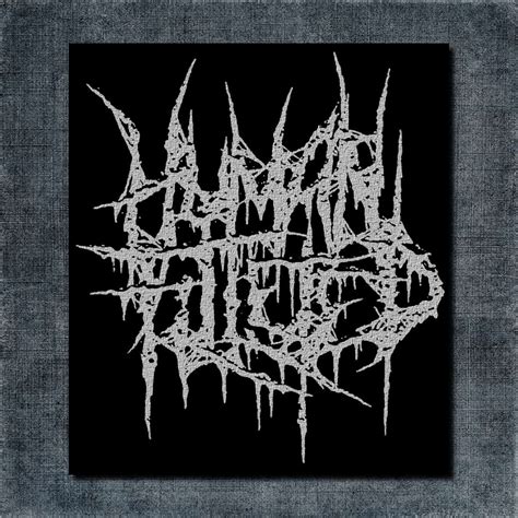 Human Filleted Back Patch Human Filleted Logo Big Back Patch
