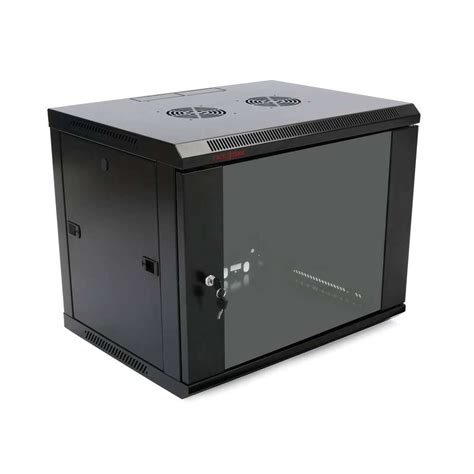 6U 600 X 600 Wall Mount Rack Single Section Cabinet With Fan Buy Online