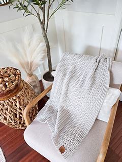 Ravelry Braided Wheat Crochet Blanket Pattern By Briana K Designs