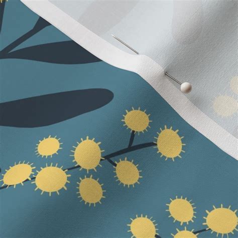 Wattle Fabric Spoonflower