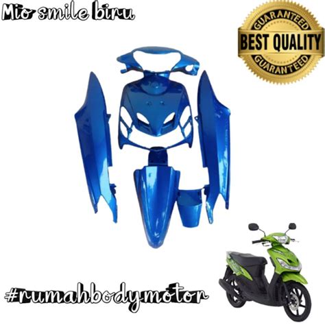 Jual Full Body Halus Mio Smile Warna Biru Merah Hijau Hitam Putih