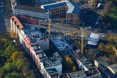 Berlin Aus Der Vogelperspektive Baustelle Zum Neubau Eines Wohn Und