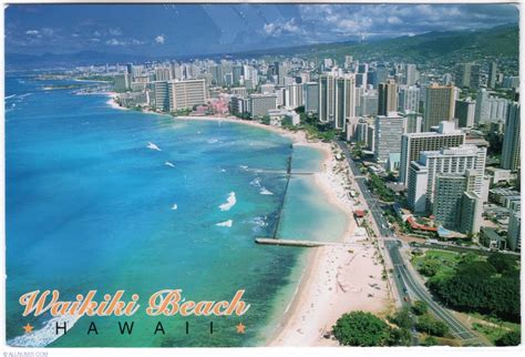 Hawaii Waikiki Beach Hawaii United States Of America Postcard