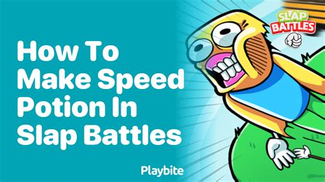 How to Make a Speed Potion in Slap Battles - Playbite