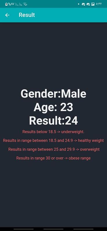 Github Nour1245 Bmi Calculator Flutter