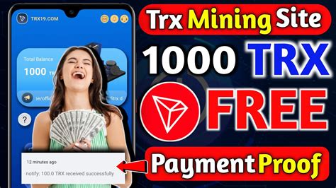 Earn Mine Free Trx Trx New Site Today Trx Mining Today Trx