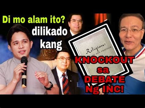 Inc Debate Ito Ang Tanong Ng Inc Sa Debate Na Kong Di Mo Alam