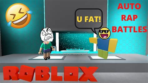 Roast Rapping Part 1 Roblox Auto Rap Battles Youtube